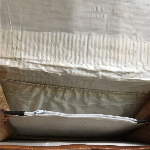 Vintage 60s Leather Bag Snakeskin - Picture 8 of 8